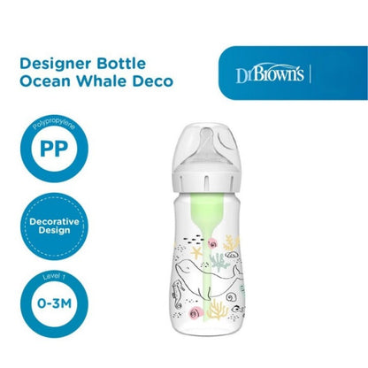 Options+ Anti-Colic Wide Neck Baby Bottles 270ml