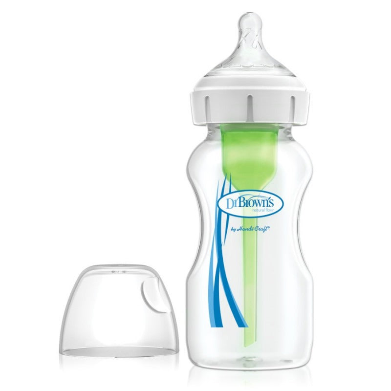 Options+ Anti-Colic Wide Neck Baby Bottles
