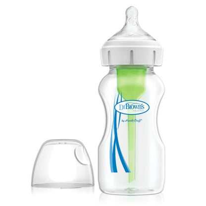 Options+ Anti-Colic Wide Neck Baby Bottles
