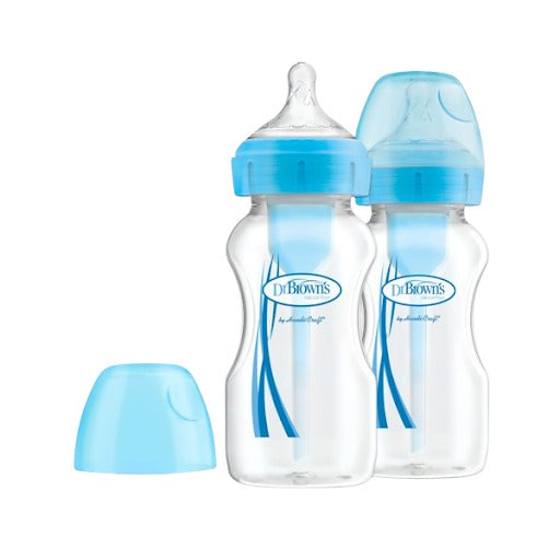 Options+ Anti-Colic Wide Neck Baby Bottles