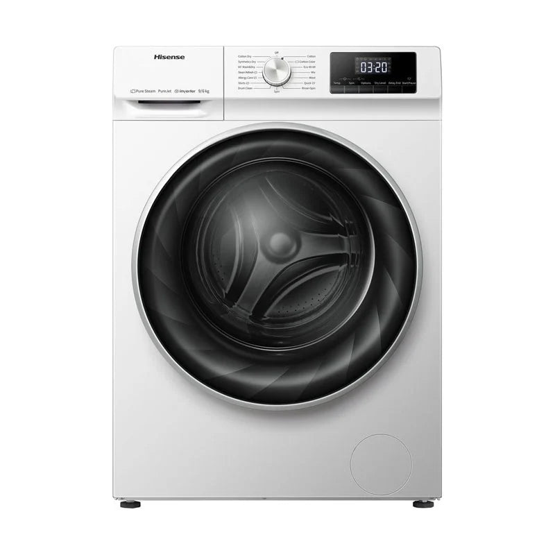 Hisense WDQA9014EVJMW Front Load Washer/Dryer 9 KG White