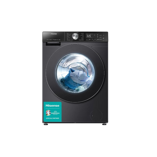 Hisense WF5S1245BB 12kg Freestanding Washing Machine Premium Black