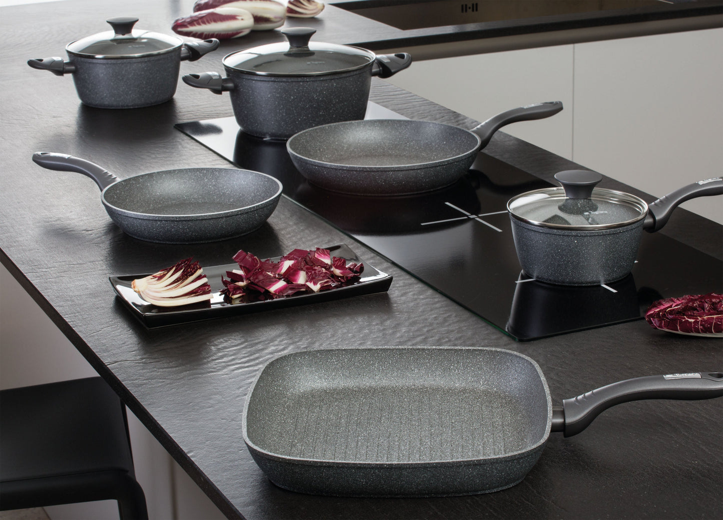 Mythos Cookware Line Set 9pcs