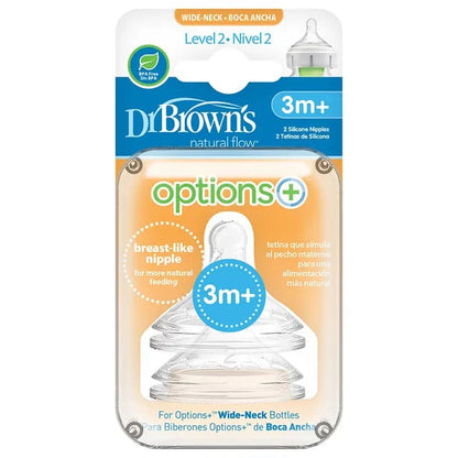 Options+ Wide Neck Level 2 Nipples