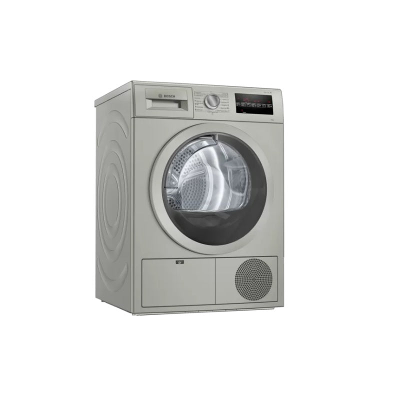 Bosch WTG8641XME Serie6 condenser tumble dryer 8 kg silver inox