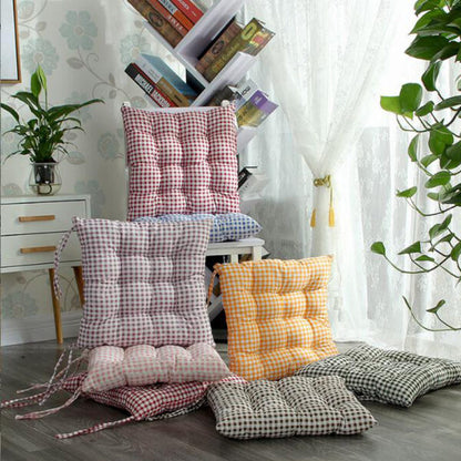 Cotton Chair Cushions 40 x 40 cm Pillow with Soft Laces