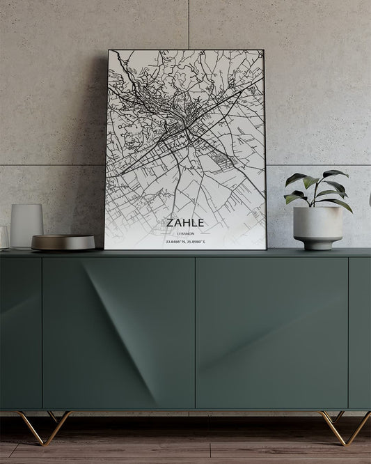 Sook's Zahle Map Poster