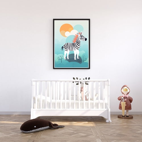 Sook's Zebra Poster