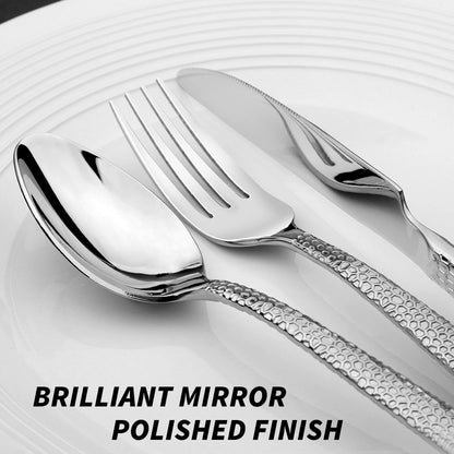 PROUD 5-Pieces Brilliant Stainless Steel 304 Silverware Tableware Cutlery Set ( 304 )