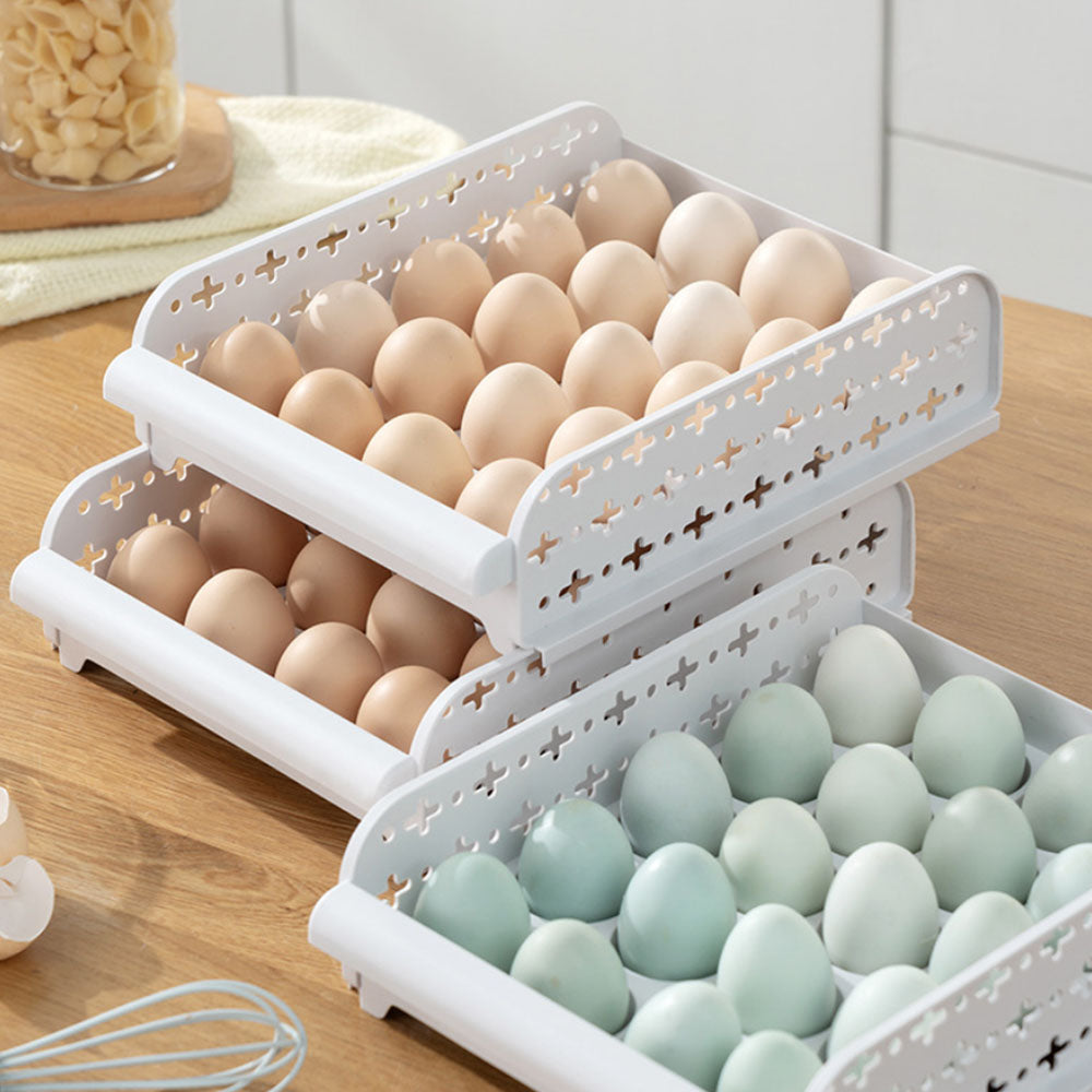 Single Layer, 20 Grid Anti-collision Egg Drawer, 1 Pc