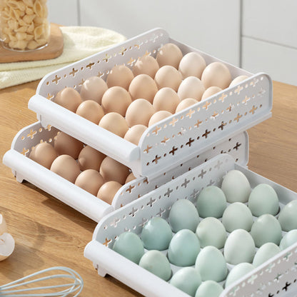 Single Layer, 20 Grid Anti-collision Egg Drawer, 1 Pc