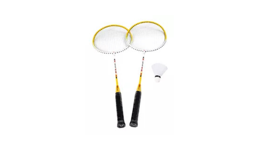 Badminton set-2 Rackets+3 Feather shuttlecock