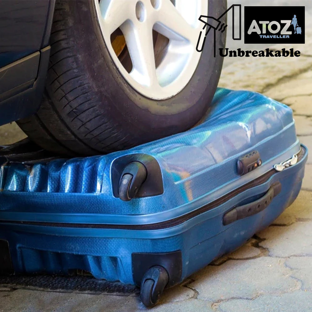 AtoZ Traveler, PP 100% Unbreakable Luggage Set of 3 Pcs,
