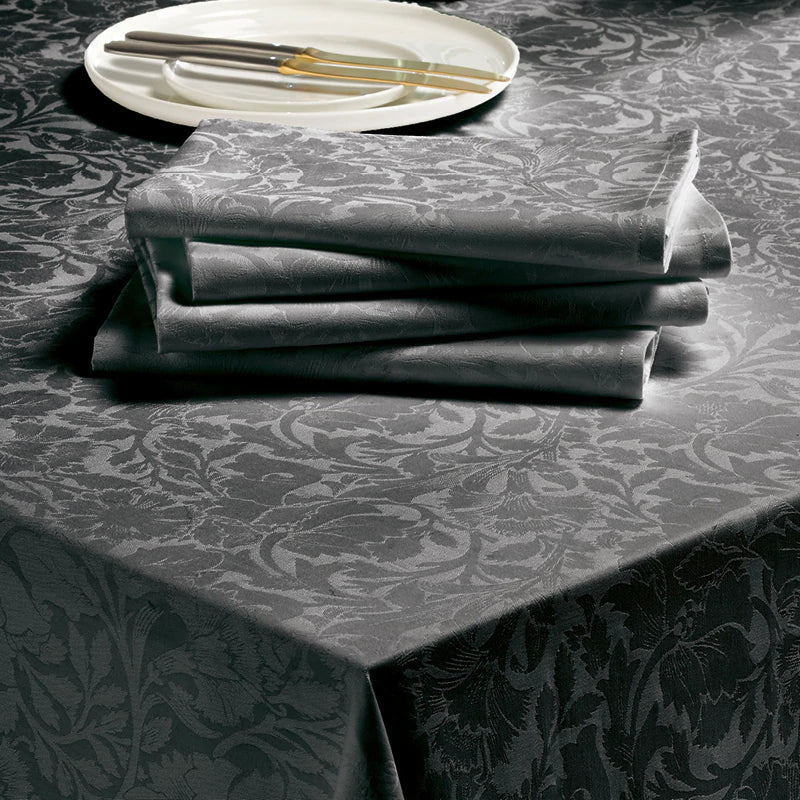 Christian Lacroix Arabesque Napkins (Set of 4) – Dark Grey Jacquard