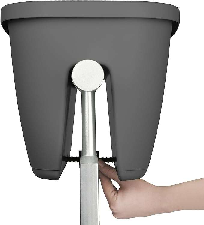 Emsa Railing Pot for the Balcony - self-watering system - Granite-515016