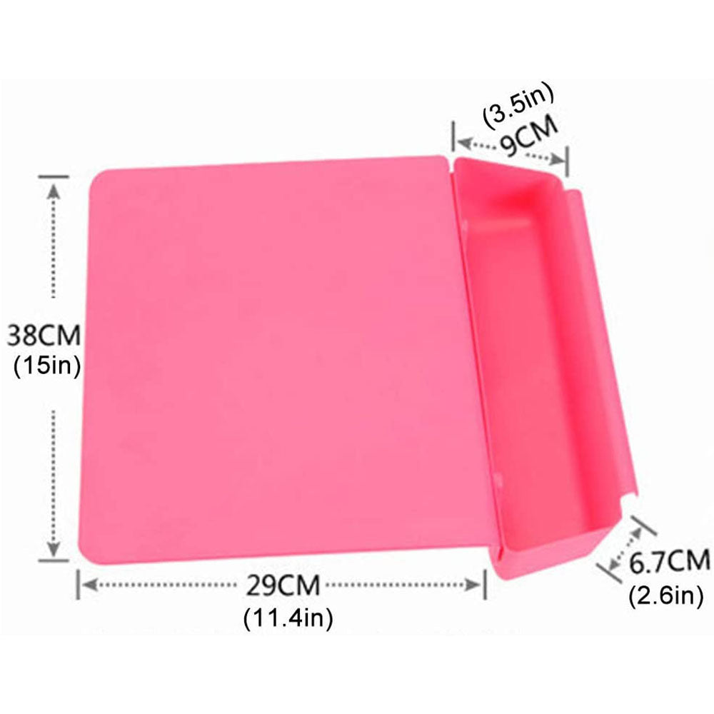 Cutting Chopping Board Set with Food Holder Container Tray