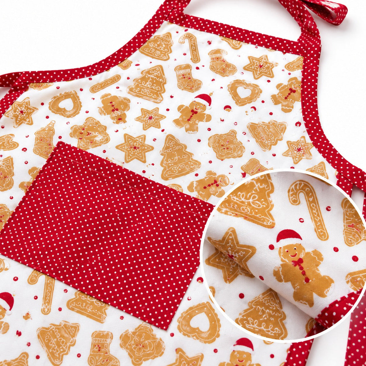 Baking Shop Kids Christmas Gingerbread Apron