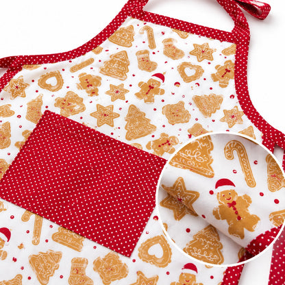 Baking Shop Kids Christmas Gingerbread Apron