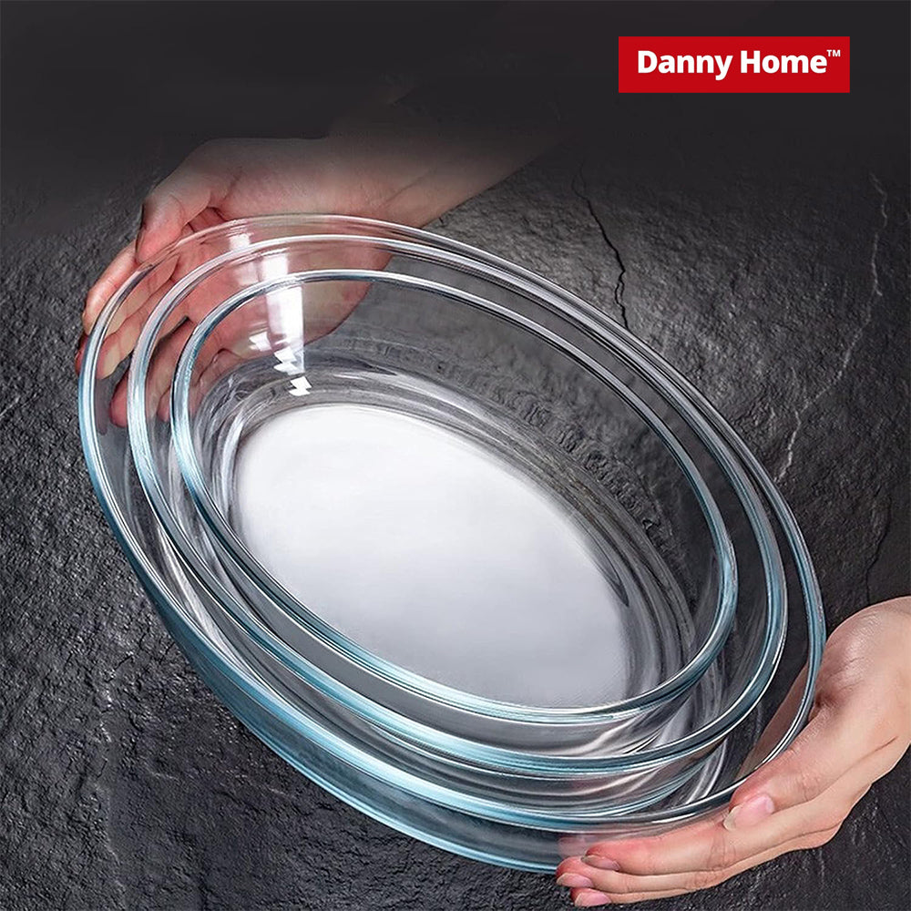 Danny Home Oval Baking Pan 3-pcs Set