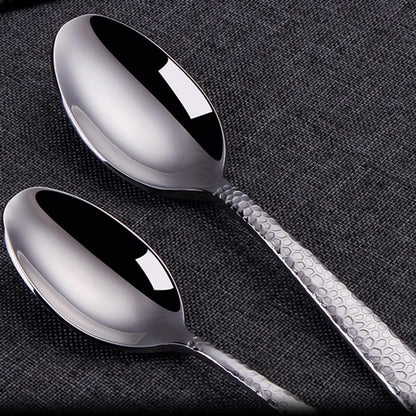 Danny Home 6-Pieces Dinner Stainless Steel Table Spoons Silverware Flatware