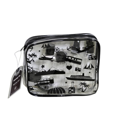 Danny Go 9 Piece Travel Bottle Set with Clear Airport Bag DT041