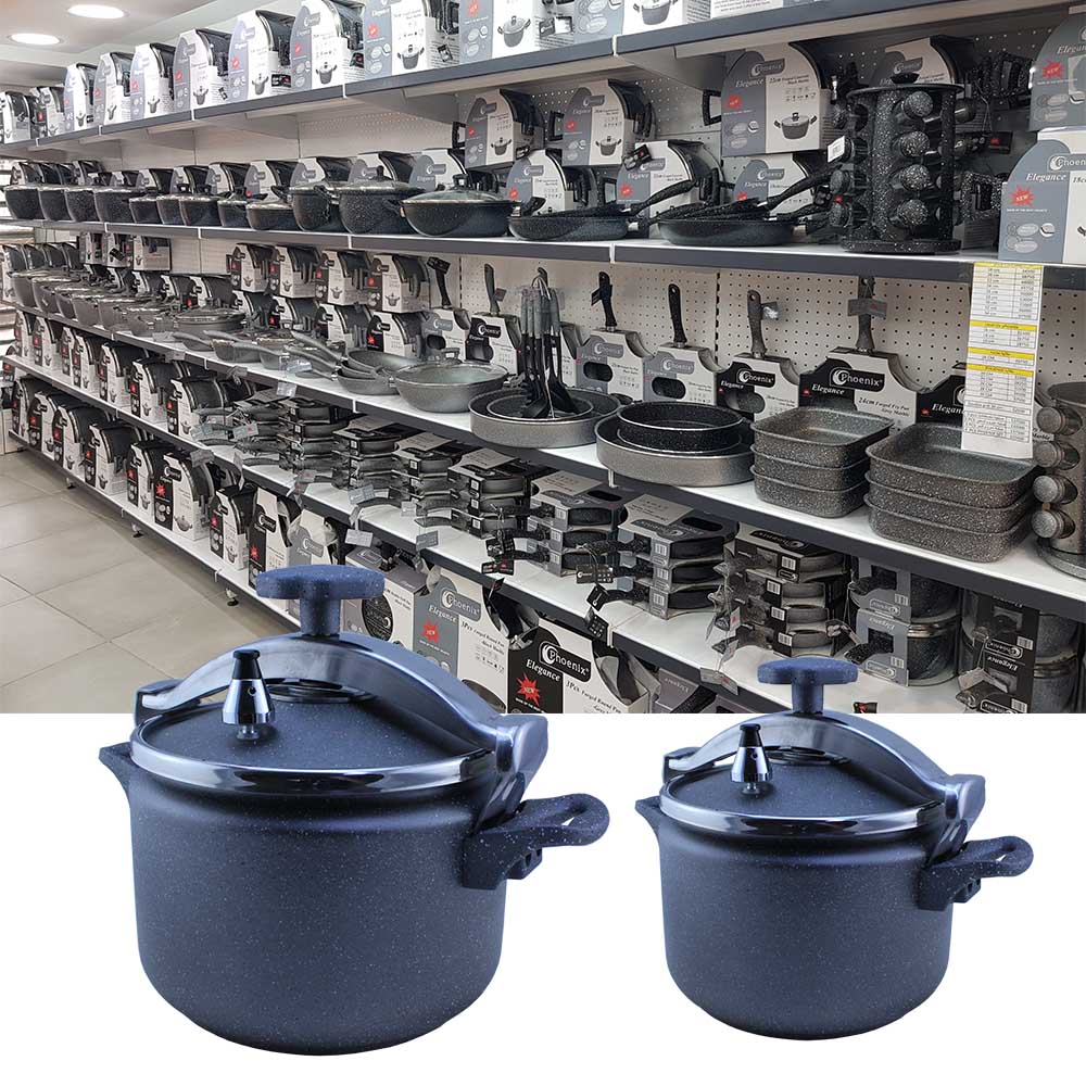 Phoenix, Professional Granite Pressure Cookware, “Presto”