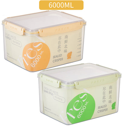 Microwave plastic Food Storage With Smart Lock Lids 6000ml