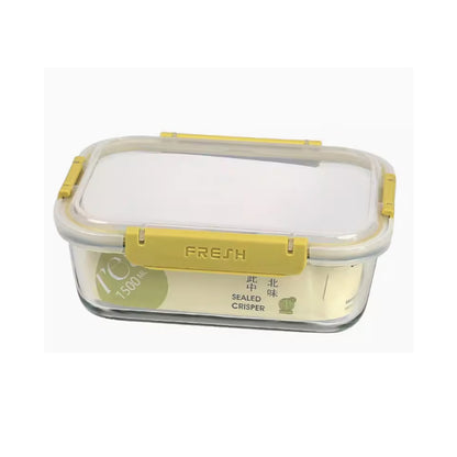 Oven & Microwave Glass Food Storage With Smart Lock Lids 650ml