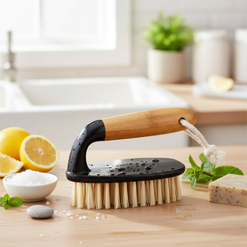 Bamboo Scrubber Brush #9908