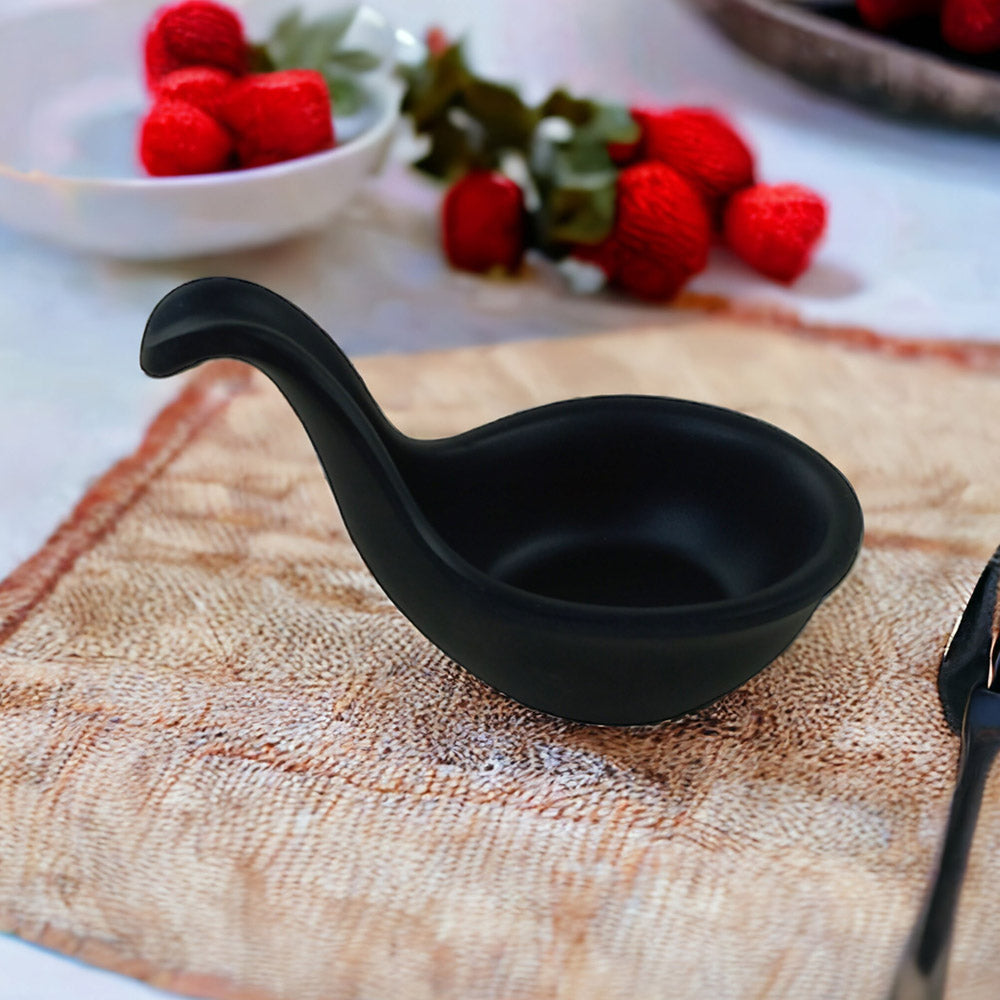 Dip Cup Black Melamine Dinnerware