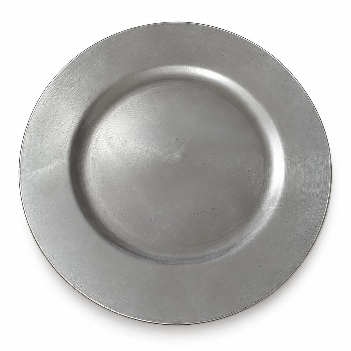 Lavender Boudoire Decorative Christmas Charger Plate – 33 cm – Silver, Lavender Grey & Blue Grey