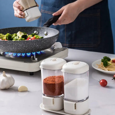 Double Seasoning Jars Set Measuring