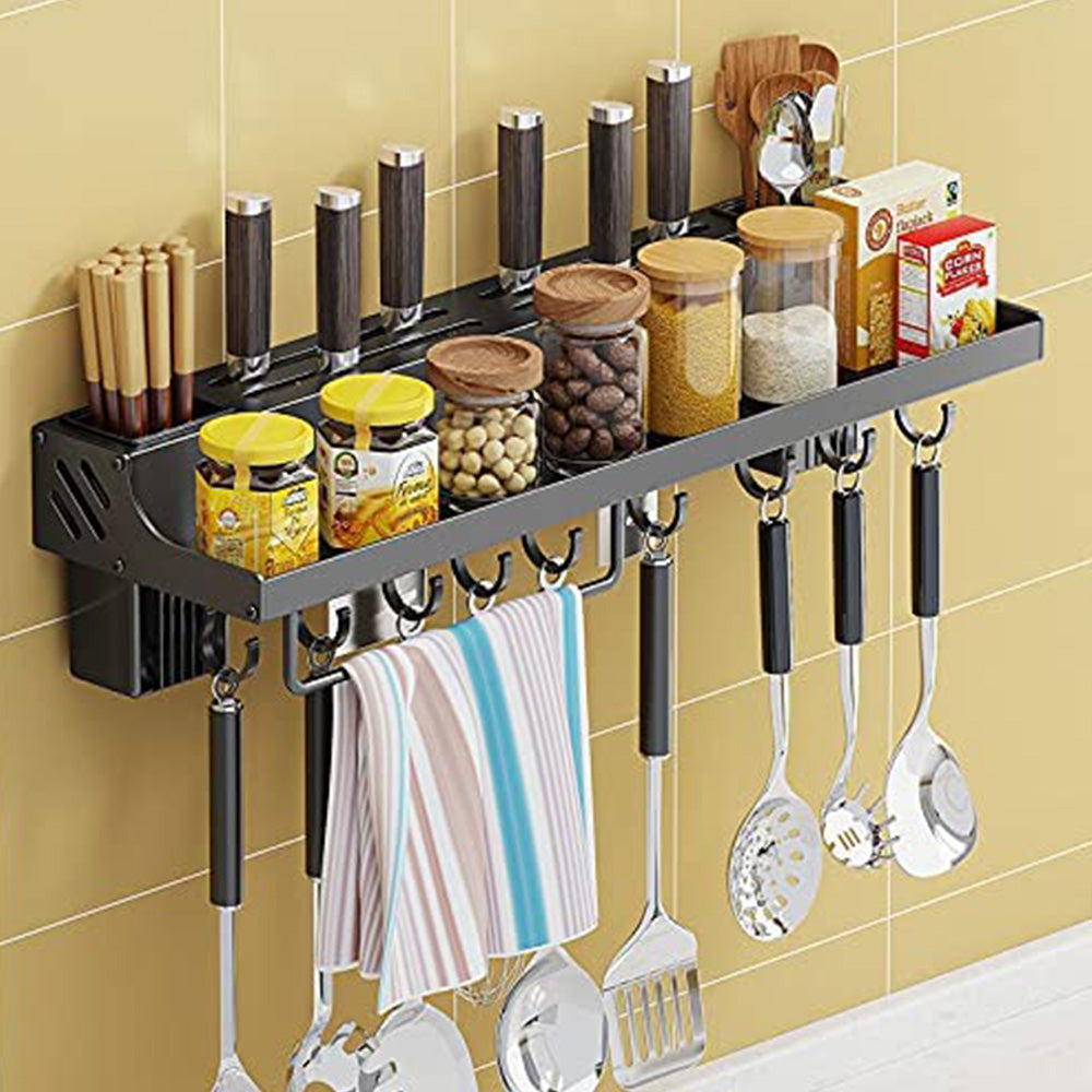 kitchen wall-mounted storage pot rack