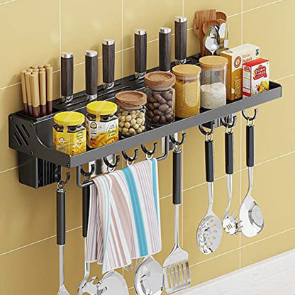 kitchen wall-mounted storage pot rack