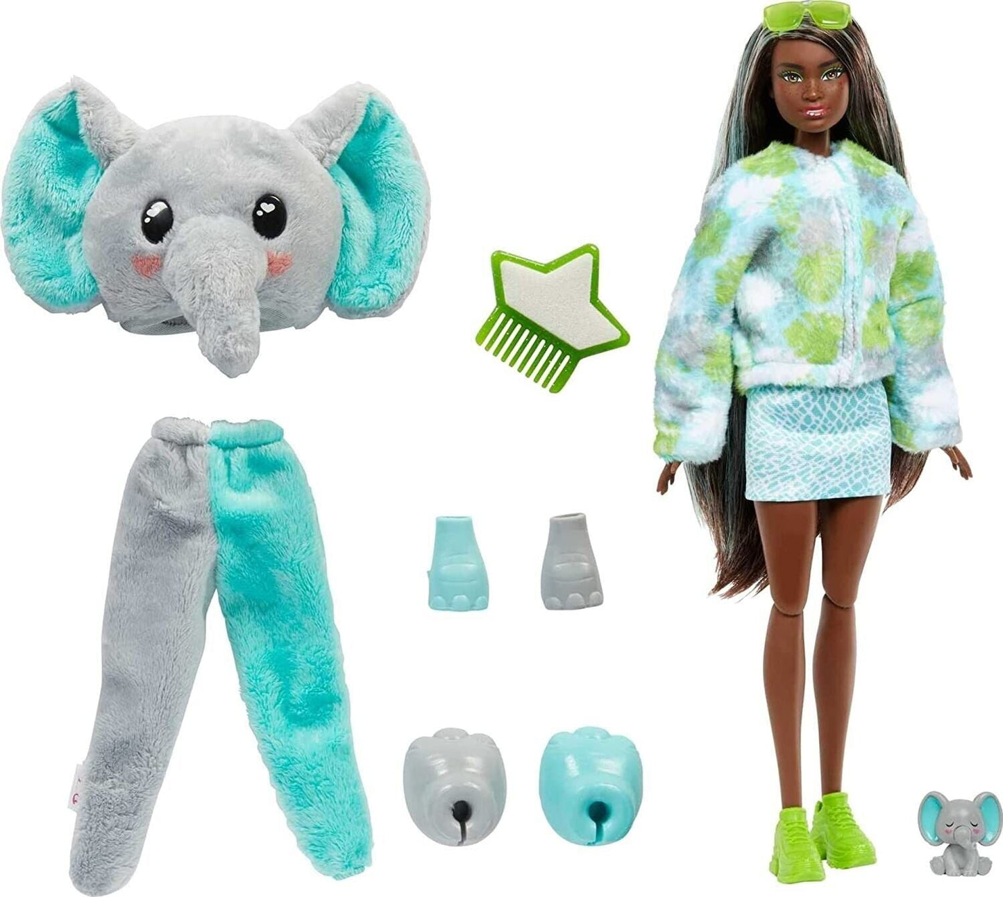 Cutie Reveal Barbie Jungle Friends Series - Elephant