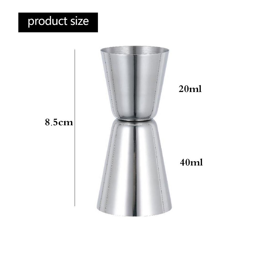 Danny Home Stainless Steel Double Jigger Measure Cup for Bar-Tending 20/40ml