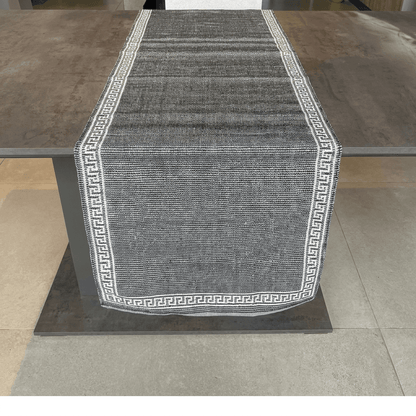 Black Table Runner 45x150 cm