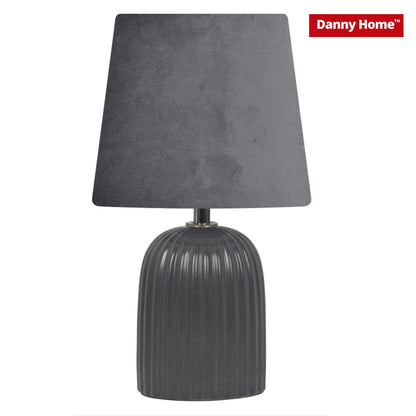 Danny Home Grey Table Lamp 27.5cm