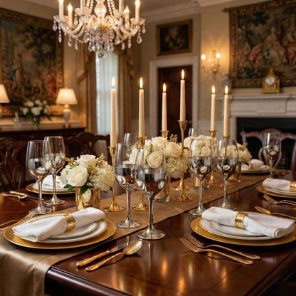 6-Pcs Elegant & Smooth Beverages Wine Glass – Silver 360ml #3075-1