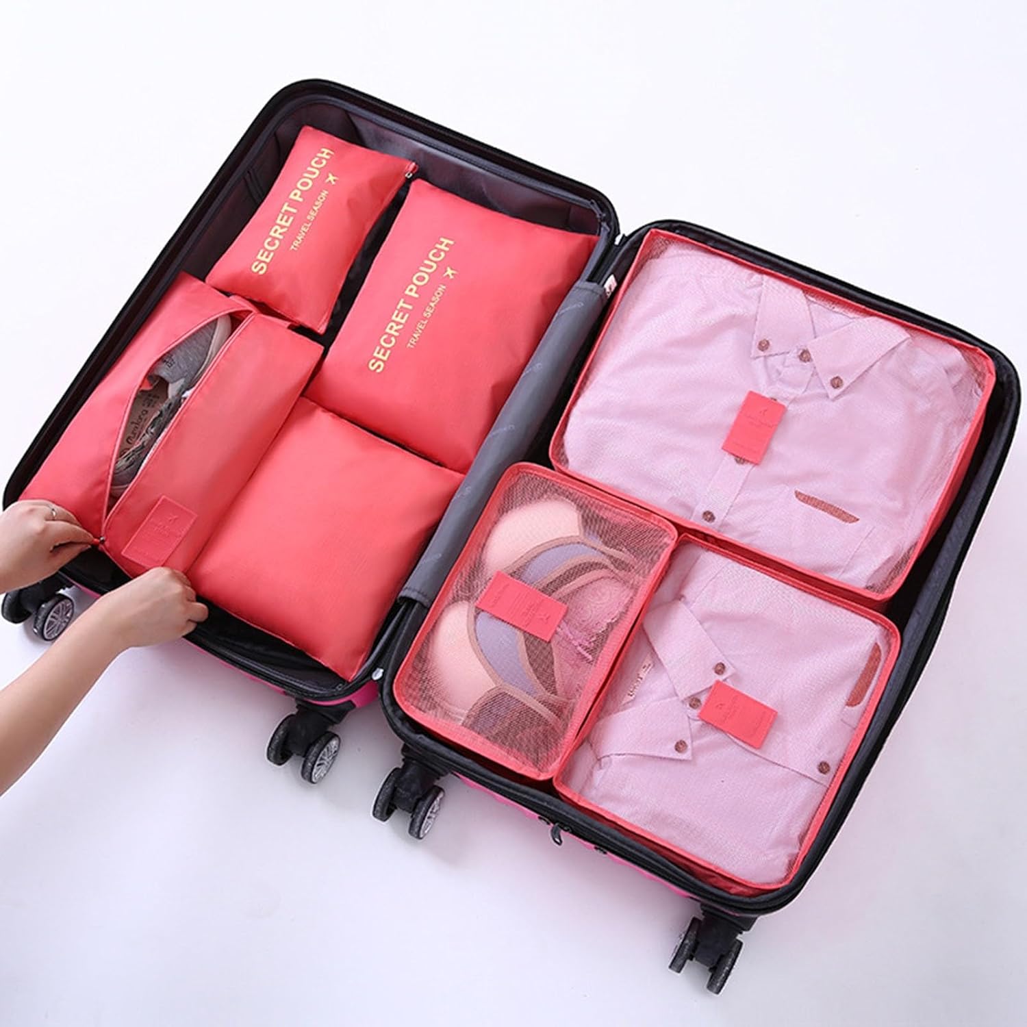 7-Pcs Travel Clothing Sorting And Storage Bag