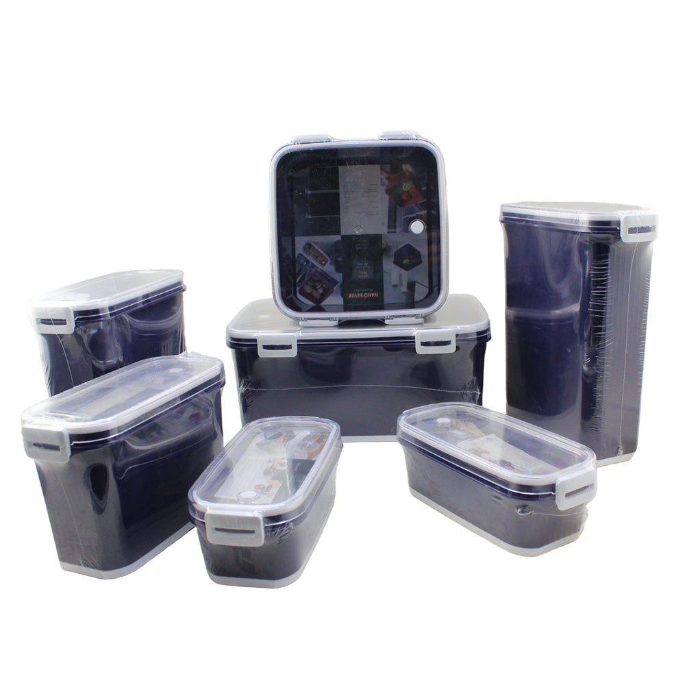Antibacterial Fresh Box Set of 7 pcs Food Container #W-03