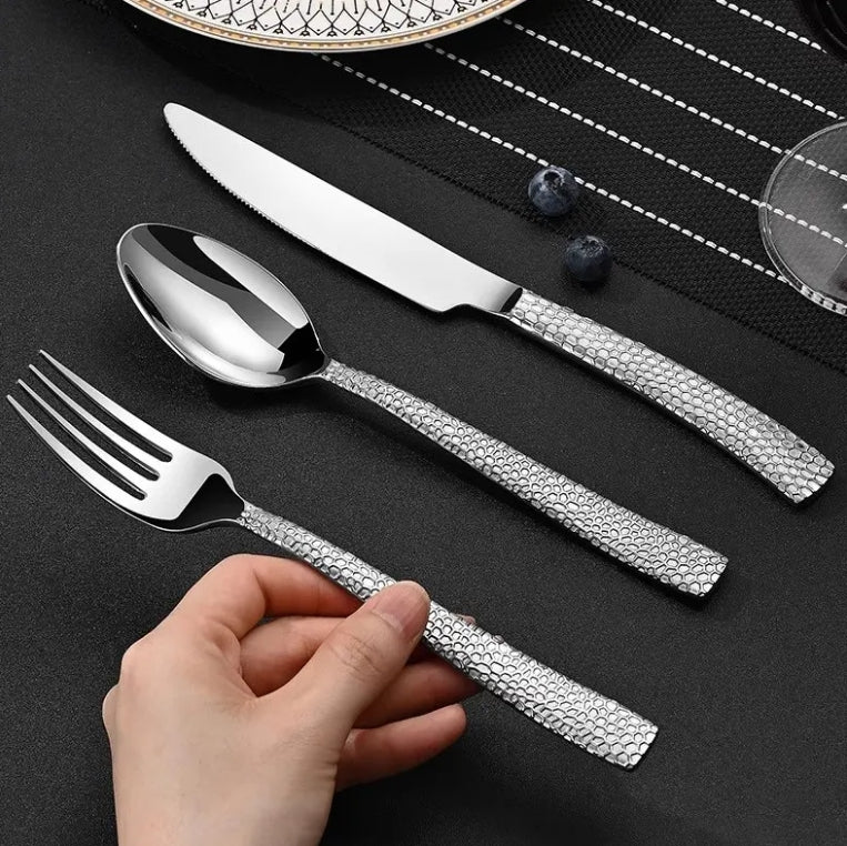 PROUD 5-Pieces Brilliant Stainless Steel 304 Silverware Tableware Cutlery Set ( 304 )