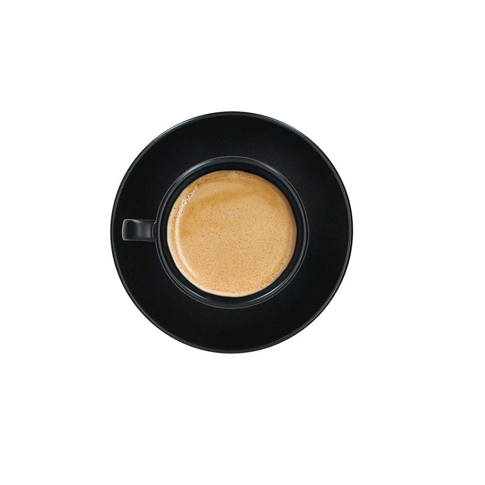 Danny Home 6-Pcs Ceramic Espresso Cup And Saucer Set 100ml