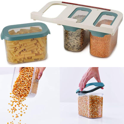 Under-Shelf Food Storage Container Set of 3 Pcs