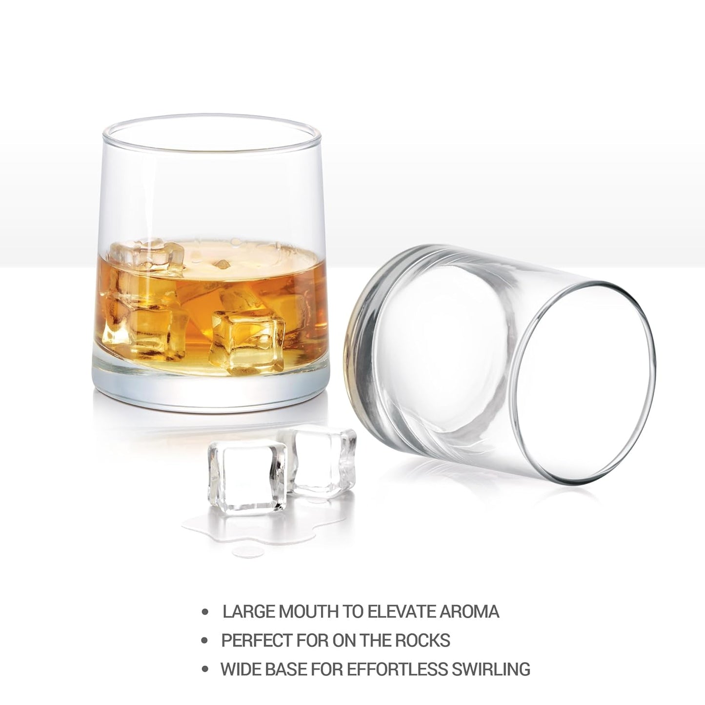 Danny Home 6-Pieces Short Glasses 280-ml