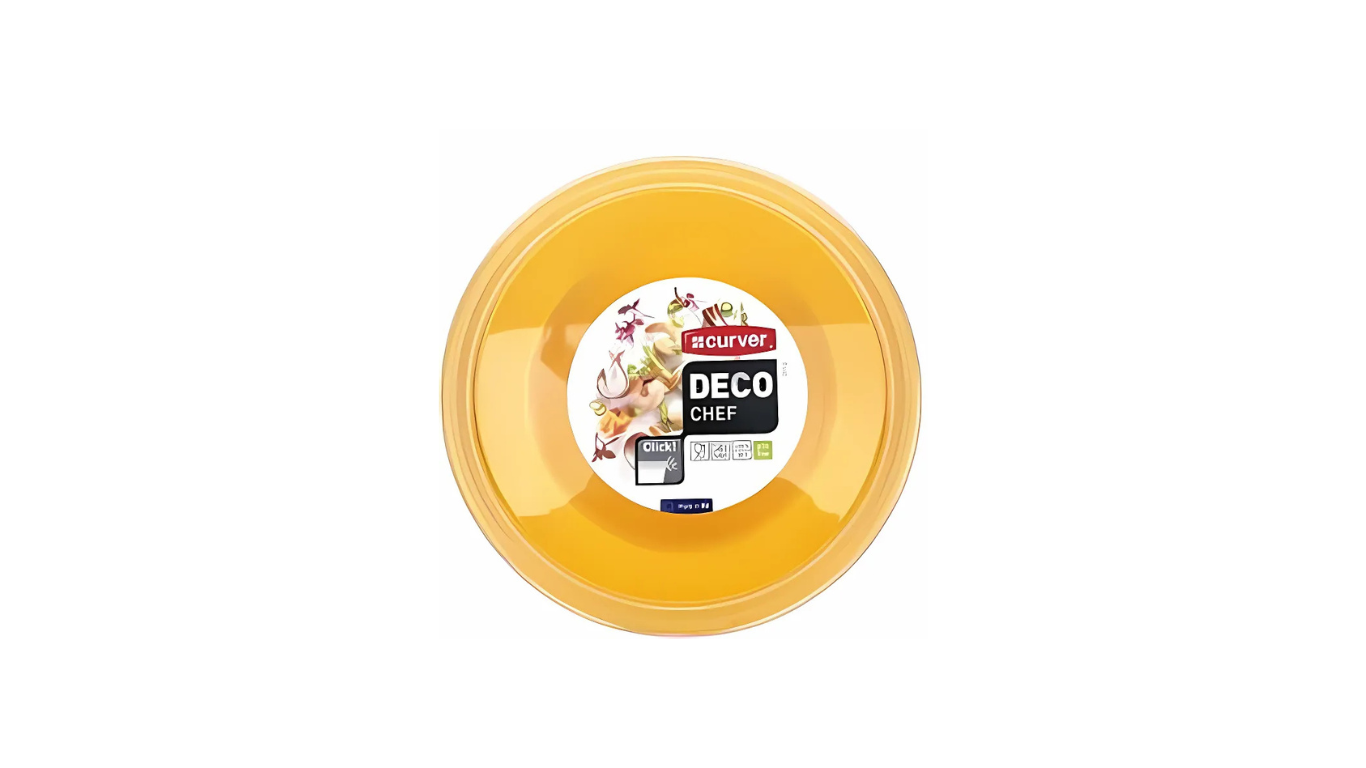 Curver Storage Box Deco Chef Orange 1.3 L