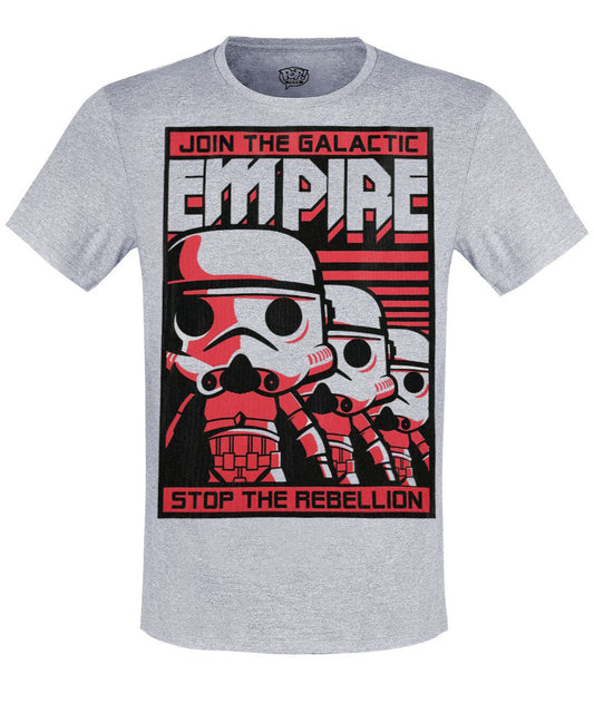 Pop Tee Star Wars Stormtrooper Empire Poster (L)