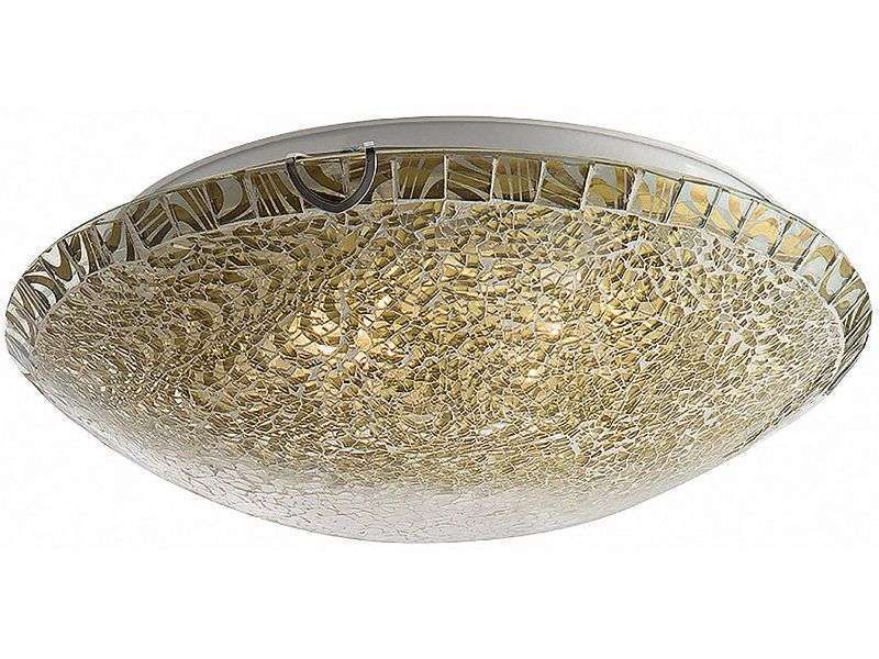 Nino Germany Lights Mosaic Glass Ceiling Lamp - in Silver or Gold