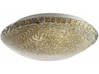 Nino Germany Lights Mosaic Glass Ceiling Lamp - in Silver or Gold
