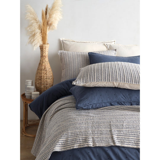 Andriake Vintage Bedspread - Indigo